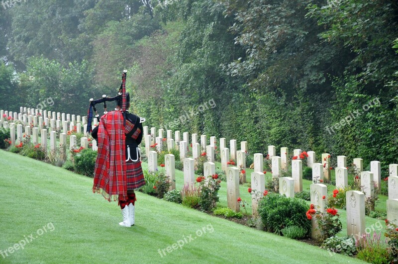 Cemetery Military Cemetery Veteran Scotland Veterans