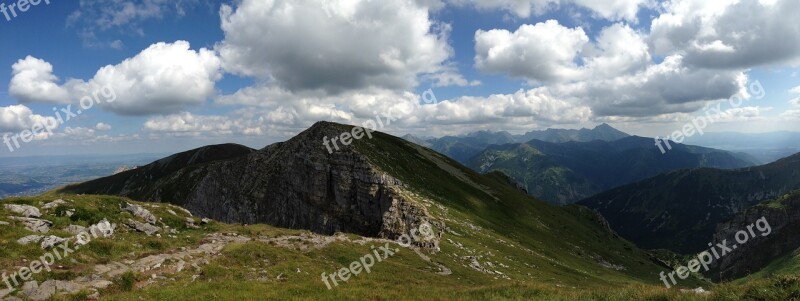 Mountains Tatry The High Tatras Landscape Nature