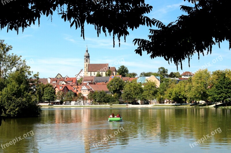 Böblingen Upper Lake Stadtsee City Park Free Photos