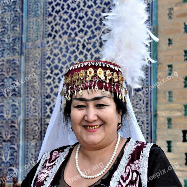 Uzbekistan Floklore Central Asia Costume Free Photos