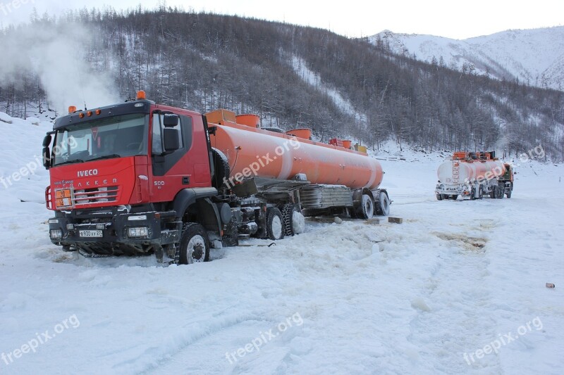 Russia Siberia Ice Breakdown Free Photos