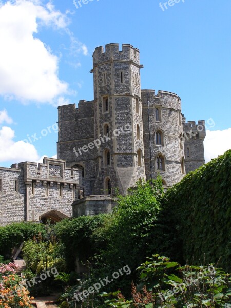 Castle Windsor Castle Turret Free Photos