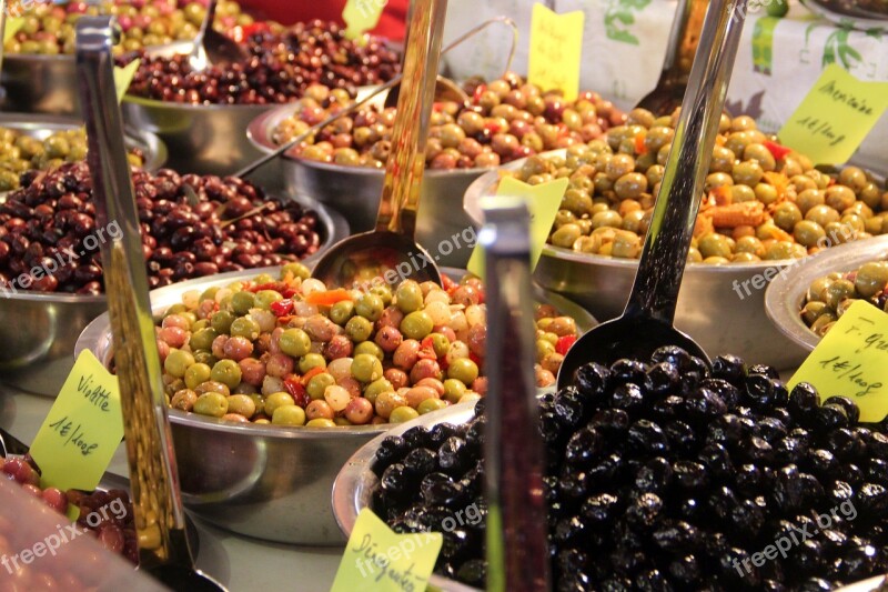 Olives Market Cooking Shop Free Photos