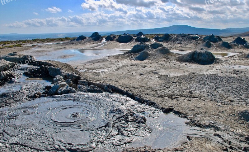 Baku Gobustan Volcanoes Free Photos