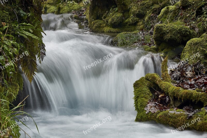 Water Waterfall Nature Waterfalls Landscape