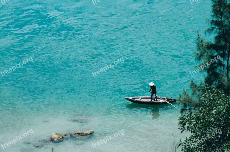 Ferryman Country Man Asian Ferry