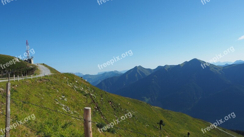 Nature Gastein Meadow Austria Mountains