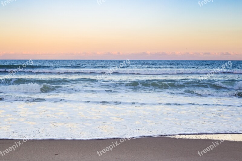 Beach Sunset Ocean Sunset Beach Sea