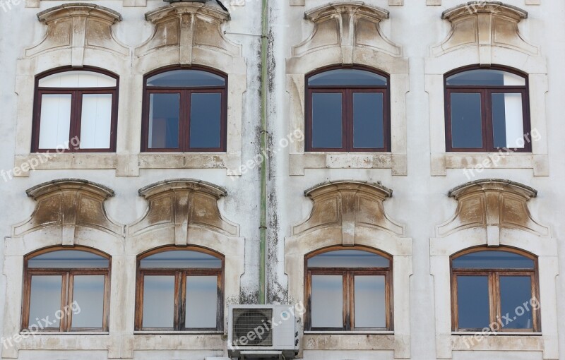 Portugal Coimbra Windows Streetscene Architecture