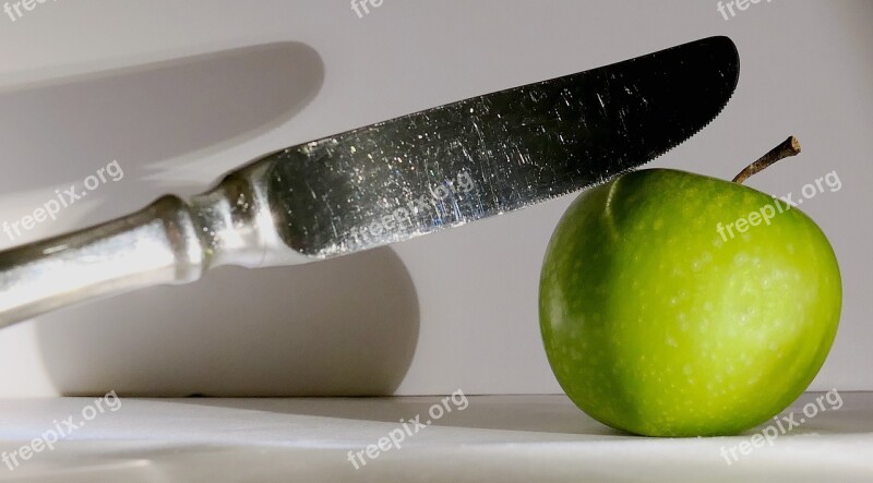 Apple Green Cutlery Knife Fork