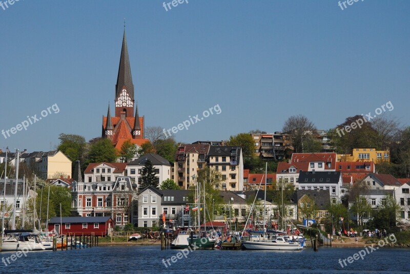 Flensburg Förde Flensburg Church St John's Church Baltic Sea