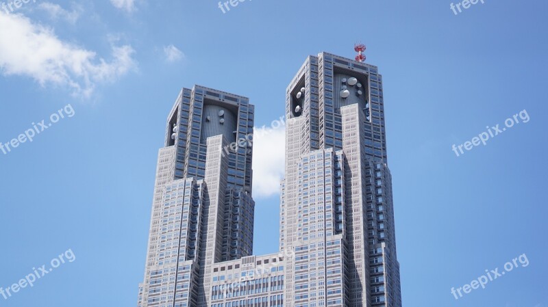 Bill Building Windows Blue Sky Landscape