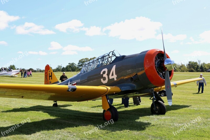 Warbird Airplane Aviation Plane Propeller