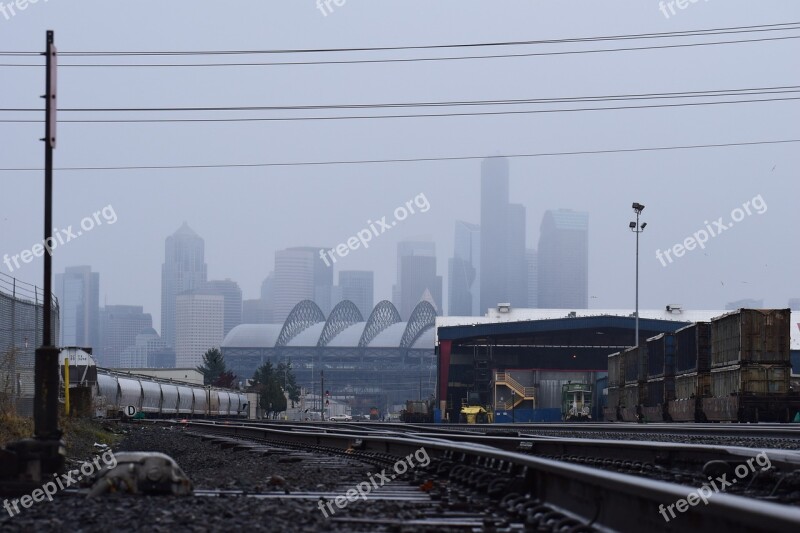 Seattle Fog Washington Northwest Usa