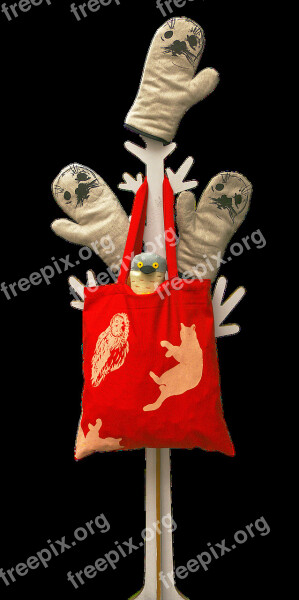 Cooking Glove Cloth Bag Stand Kitchen Glove Oven Glove