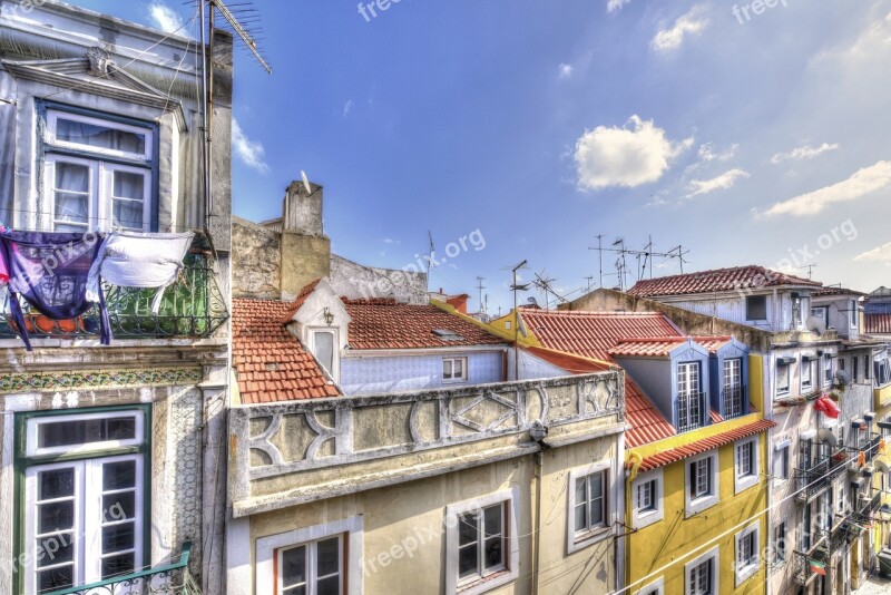 Lisbon Bairro Alto Historic Center Lisboa City