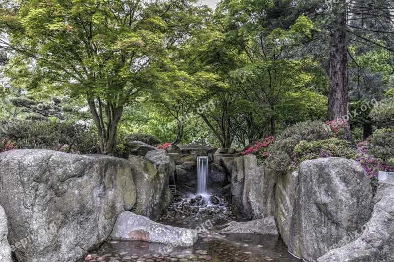 Park Planned Un Blomen Hamburg Scenic Water