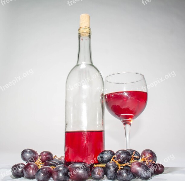 Wine Vino Grapes Taste Glass