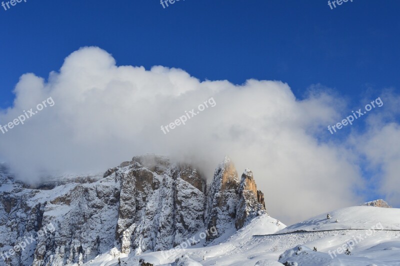 Mountains Alpine Nature Dolomites High Mountains