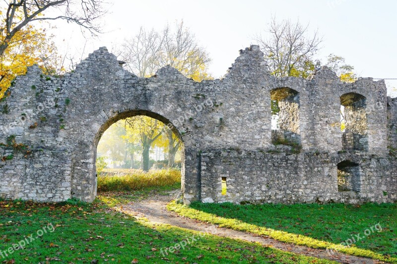 Ruin Honing Mountain Honing Castle Tuttlingen Germany