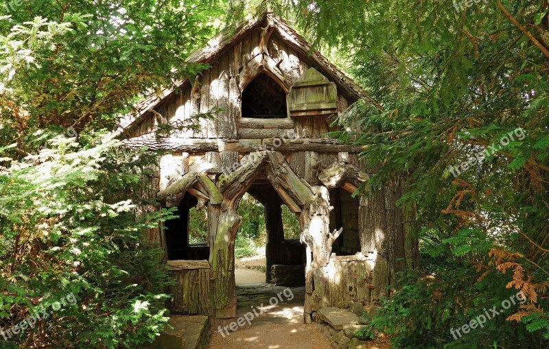 Block House Witch's House Haunting Forest Woodhouse