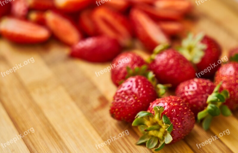 Strawberry Red Fruit Macro Nature