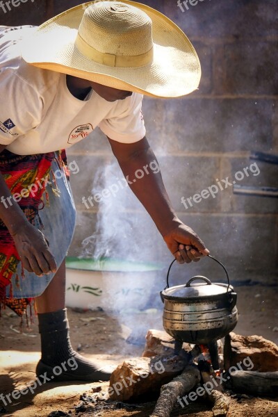 Africa Zimbabwe Human Woman Cook