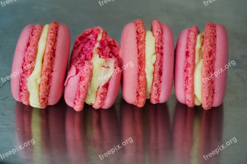 Macarons Dessert French Cuisine Sweets Gourmet