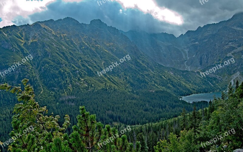 Mountains Tatry Tourism Polish Tatras Nature