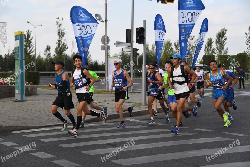 Marathon Astana август2017 Free Photos