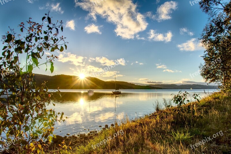 Australia Tasmania Northwest Bay Coastal Beach