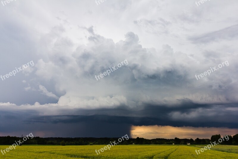 Cumulonimbus Storm Hunting Meteorology Thunderstorm Storm