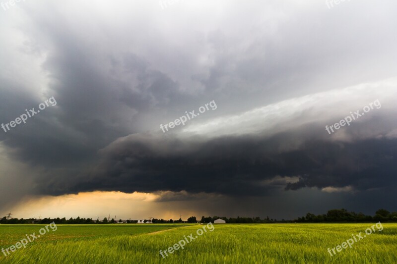 Cumulonimbus Storm Hunting Meteorology Thunderstorm Storm