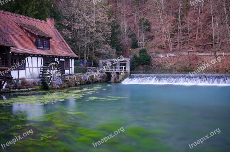 Blautopf Blaubeuren Germany Baden Württemberg Water