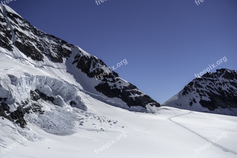 Mountain Switzerland Landscape Snow Jungfrau