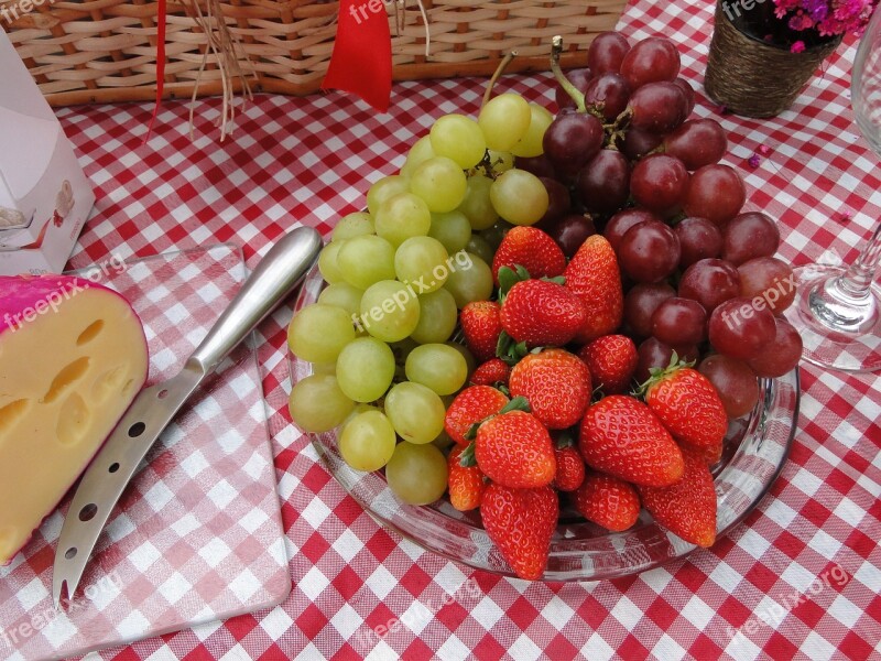 Fruit Picnic Nutrition Healthy Natural