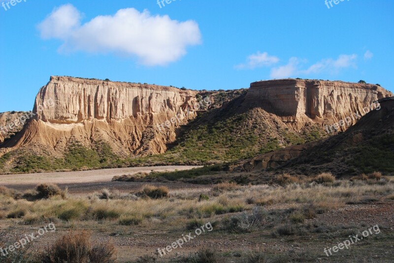 Bardenas Real Spain Landscape Tourism