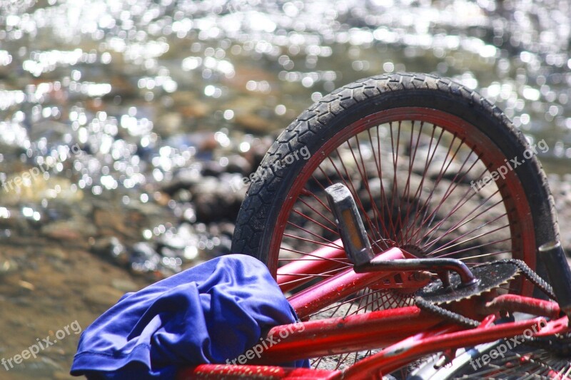 Wheel Transportation Bike Outdoor River