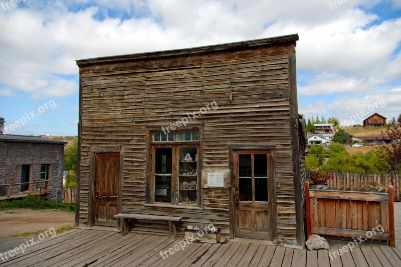 Virginia City Hangmans Building Ghost Town Abandoned Old Ghost