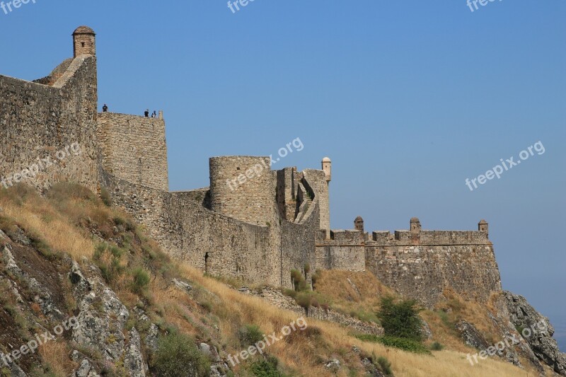 Marvão Portugal Rampart Medieval Village Fortifications