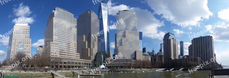 Manhattan Wtc Usa Architecture Nyc