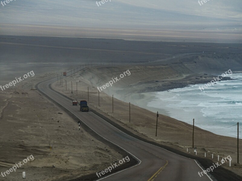 Panamericana Peru Transport Atacama Truck