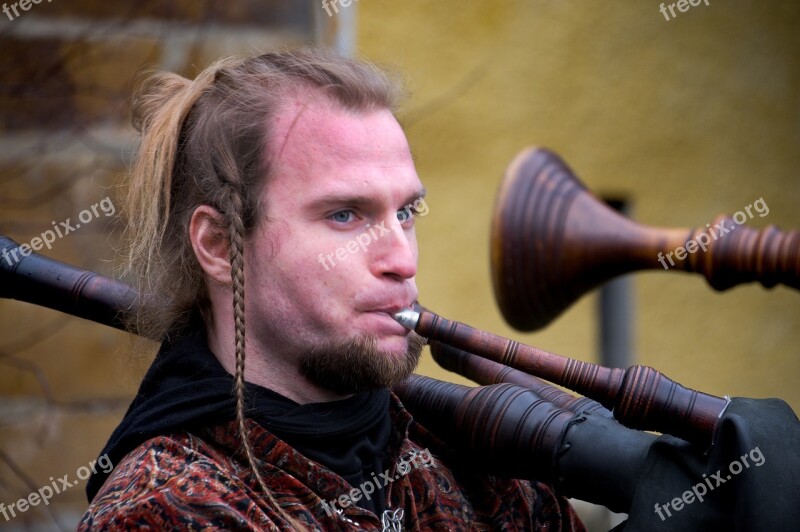 Musician Piper Middle Ages Free Photos