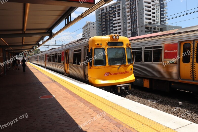 Train Rail Queensland Rail Qr Brisbane