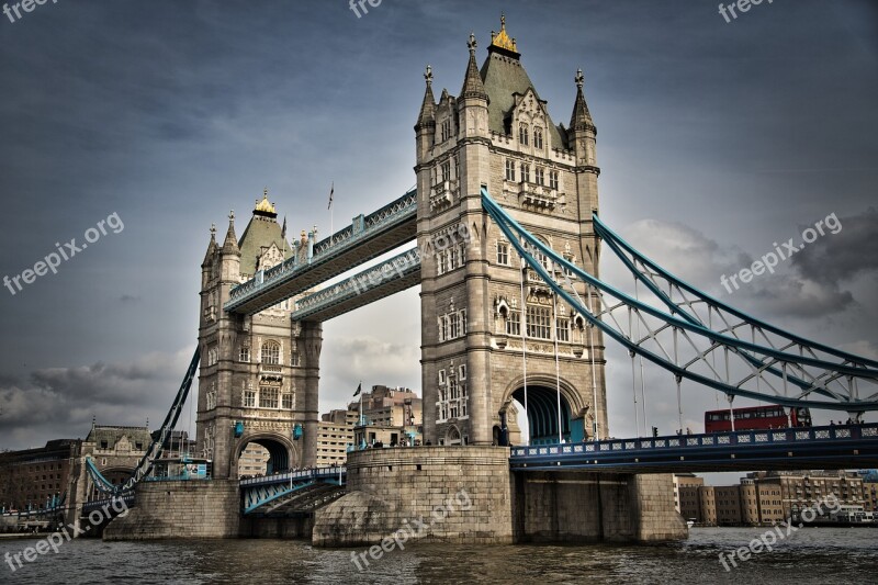 England Tower Bridge London Architecture Famous