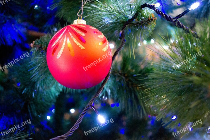 New Year's Eve Christmas Holiday Ornament Background