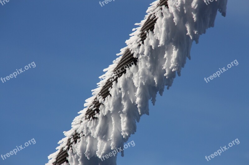 Winter Snow Ice Cold Alpine