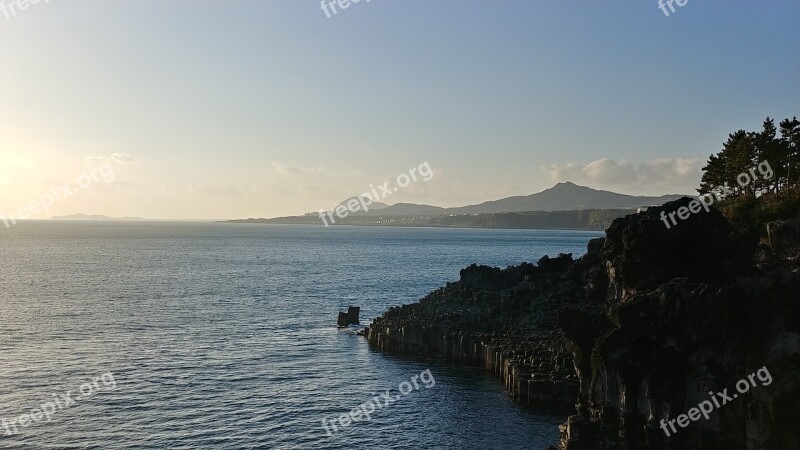 Jeju Island Winter Travel Landscape Republic Of Korea