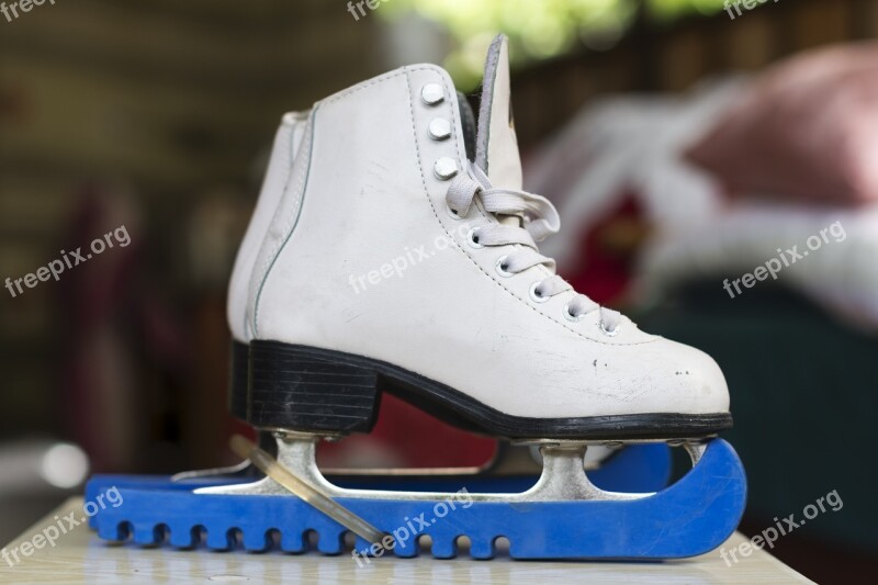 Skates White Women's Ice Free Photos