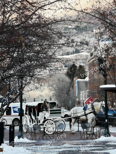 Aspen Colorado Usa Winter Ski Season